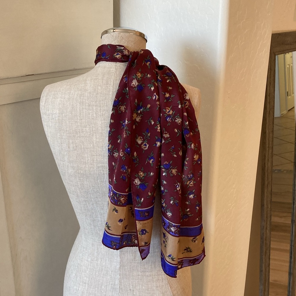 Echo Rectangular Floral Scarf - image 1